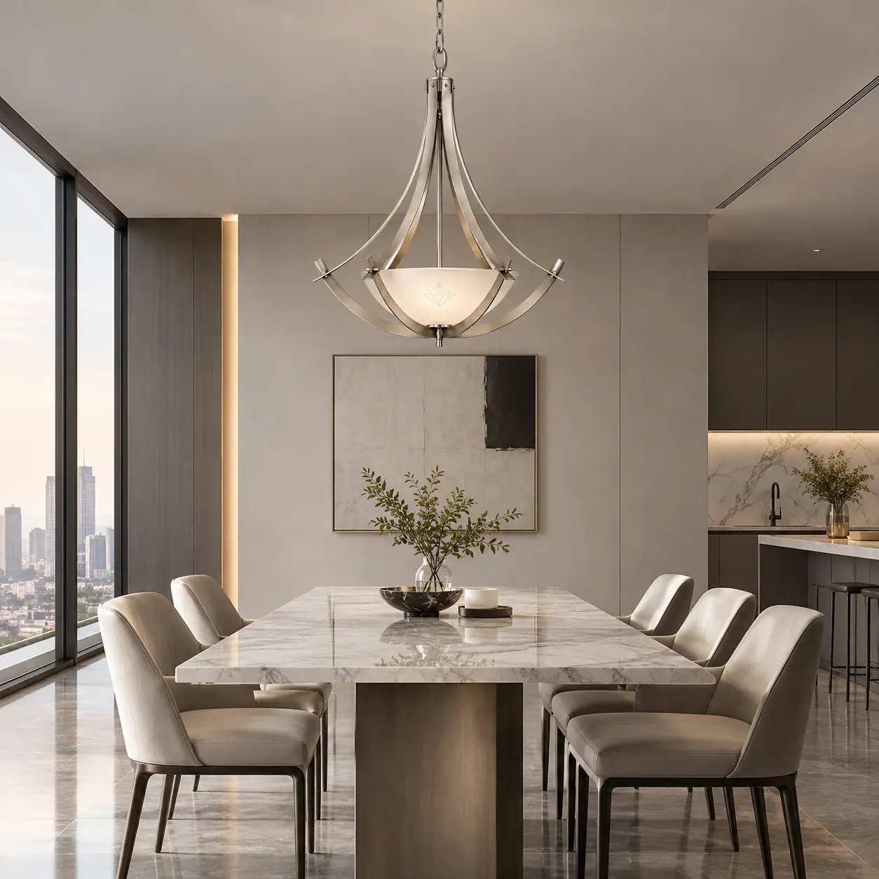 Modern-Brushed-Nickel-3-Light-Pendant-with-Etched-Glass-Bowl-Modern-Luxury-Urban-Minimalist Modern-Brushed-Nickel-3-Light-Pendant-with-Etched-Glass-Bowl-Modern-Luxury-Urban-Minimalist