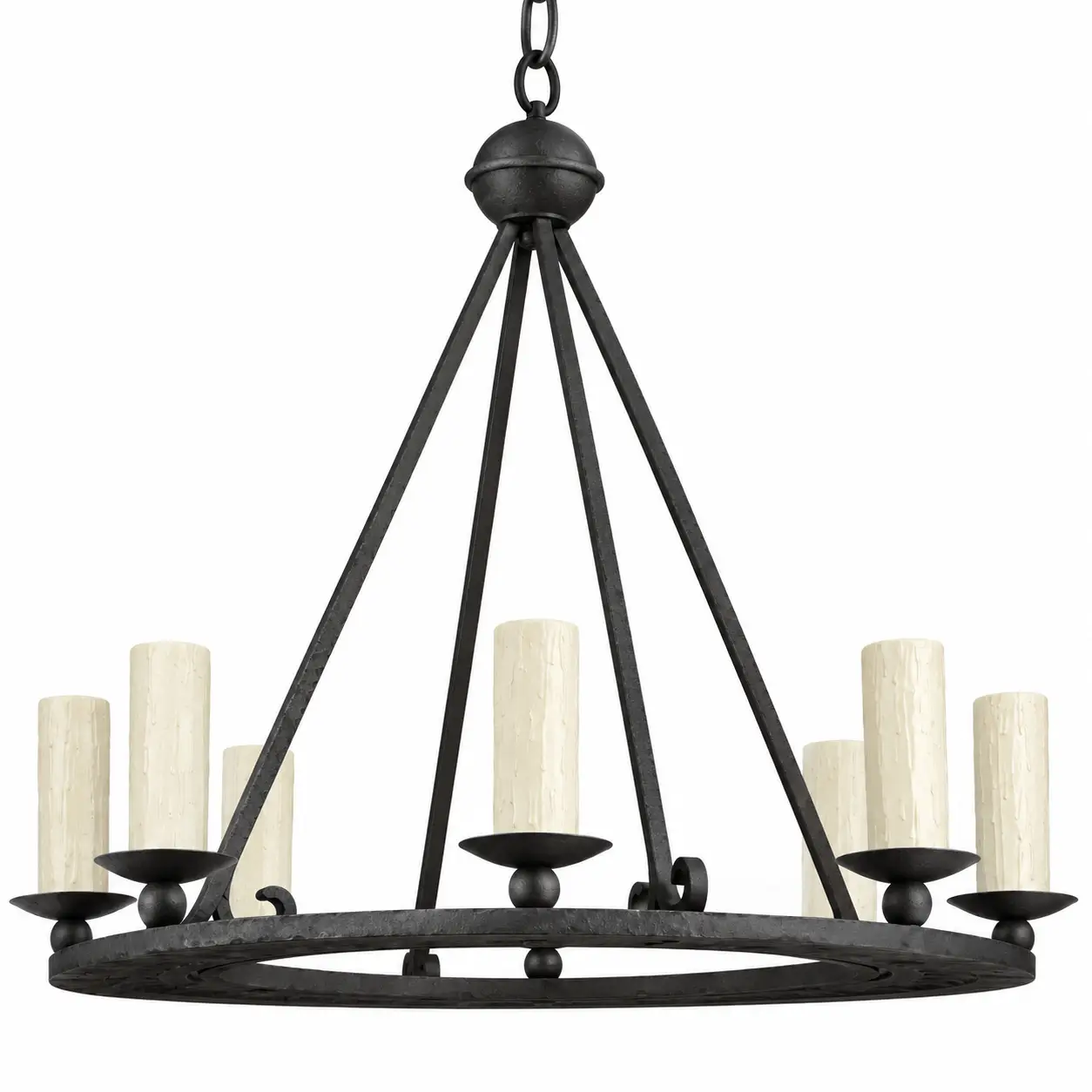 Monastery-Ring-Wrought-Iron-8-Light-Chandelier-1 Monastery-Ring-Wrought-Iron-8-Light-Chandelier-1