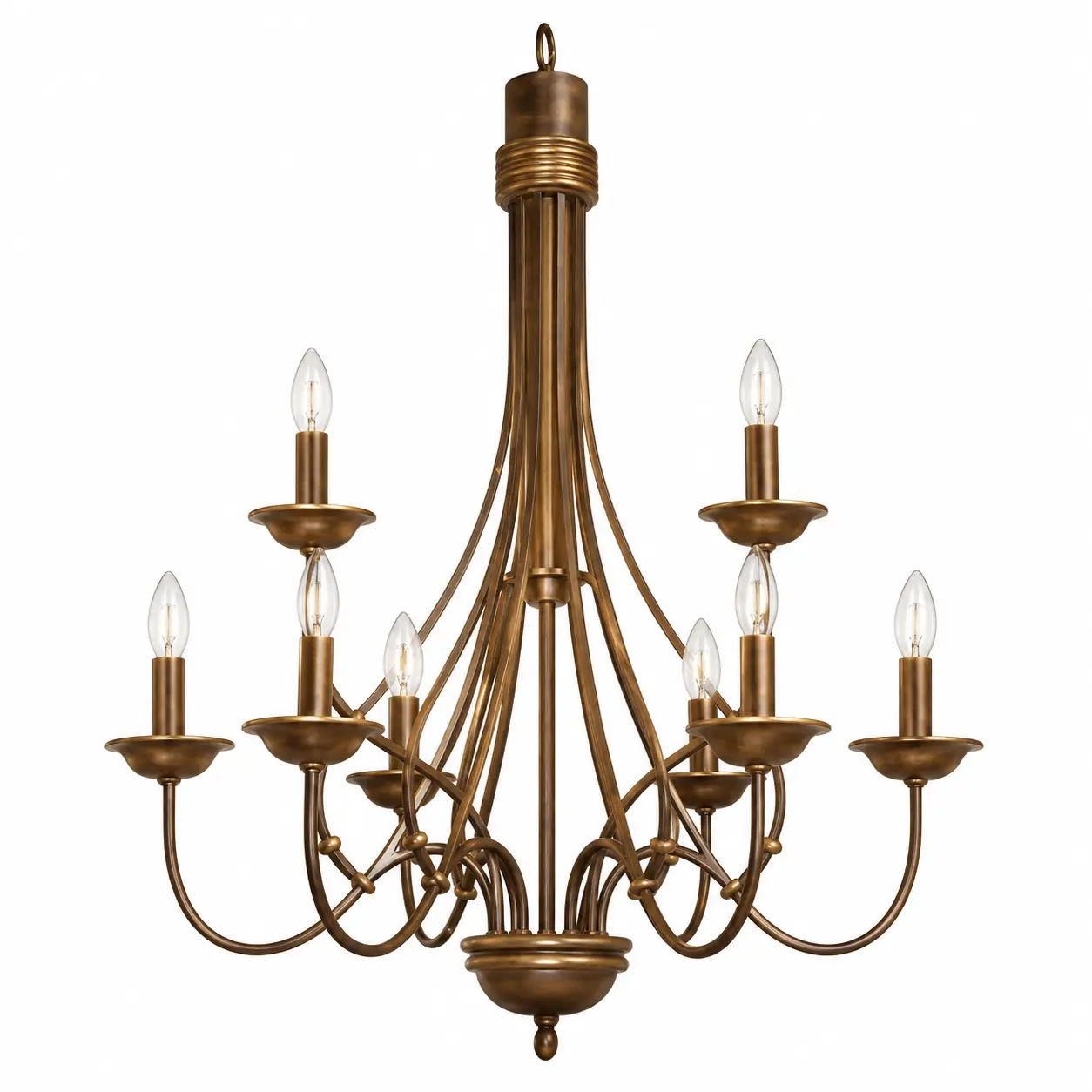 Regal-Heirloom-Two-Tier-9-Light-Chandelier-in-Heritage-Bronze-Finish-1 Regal-Heirloom-Two-Tier-9-Light-Chandelier-in-Heritage-Bronze-Finish-1
