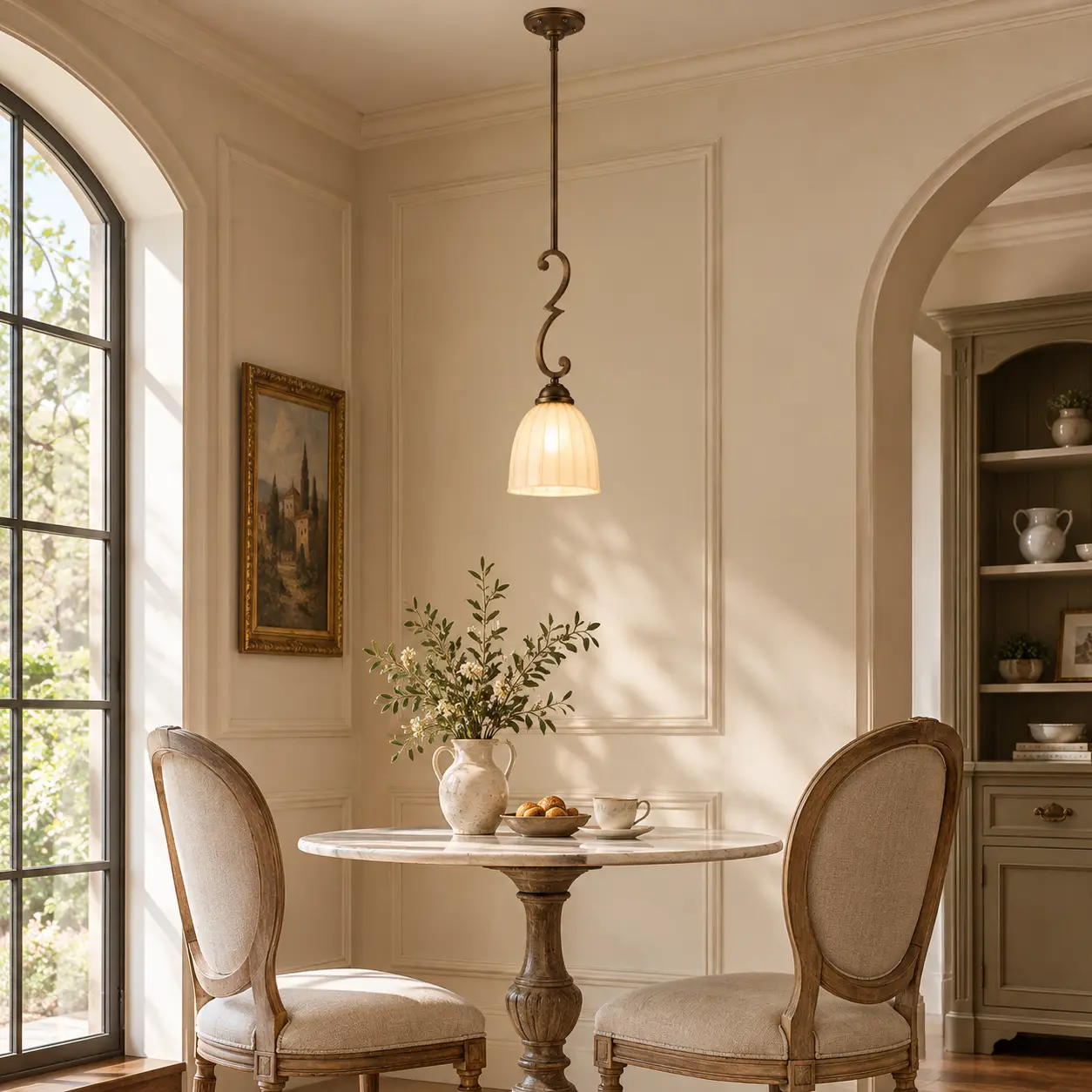 Rustic-Scroll-Artisan-Mini-Pendant-French-Provincial-Breakfast-Nooks Rustic-Scroll-Artisan-Mini-Pendant-French-Provincial-Breakfast-Nooks