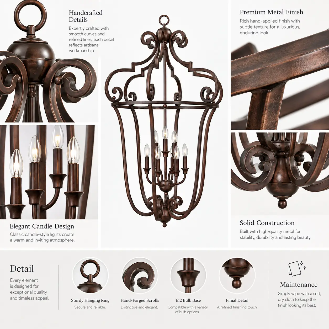 Venezia-2-Tier-9-Light-Handcrafted-Metal-Pendant-2 Venezia-2-Tier-9-Light-Handcrafted-Metal-Pendant-2