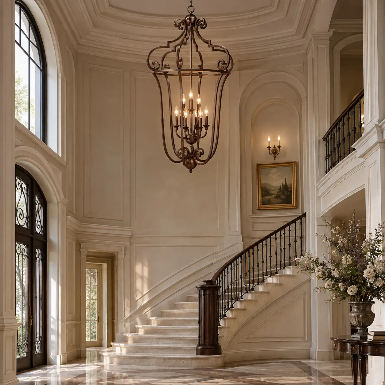Venezia-2-Tier-9-Light-Handcrafted-Metal-Pendant-Neoclassical-Grand-Entrance-Foyers Venezia-2-Tier-9-Light-Handcrafted-Metal-Pendant-Neoclassical-Grand-Entrance-Foyers