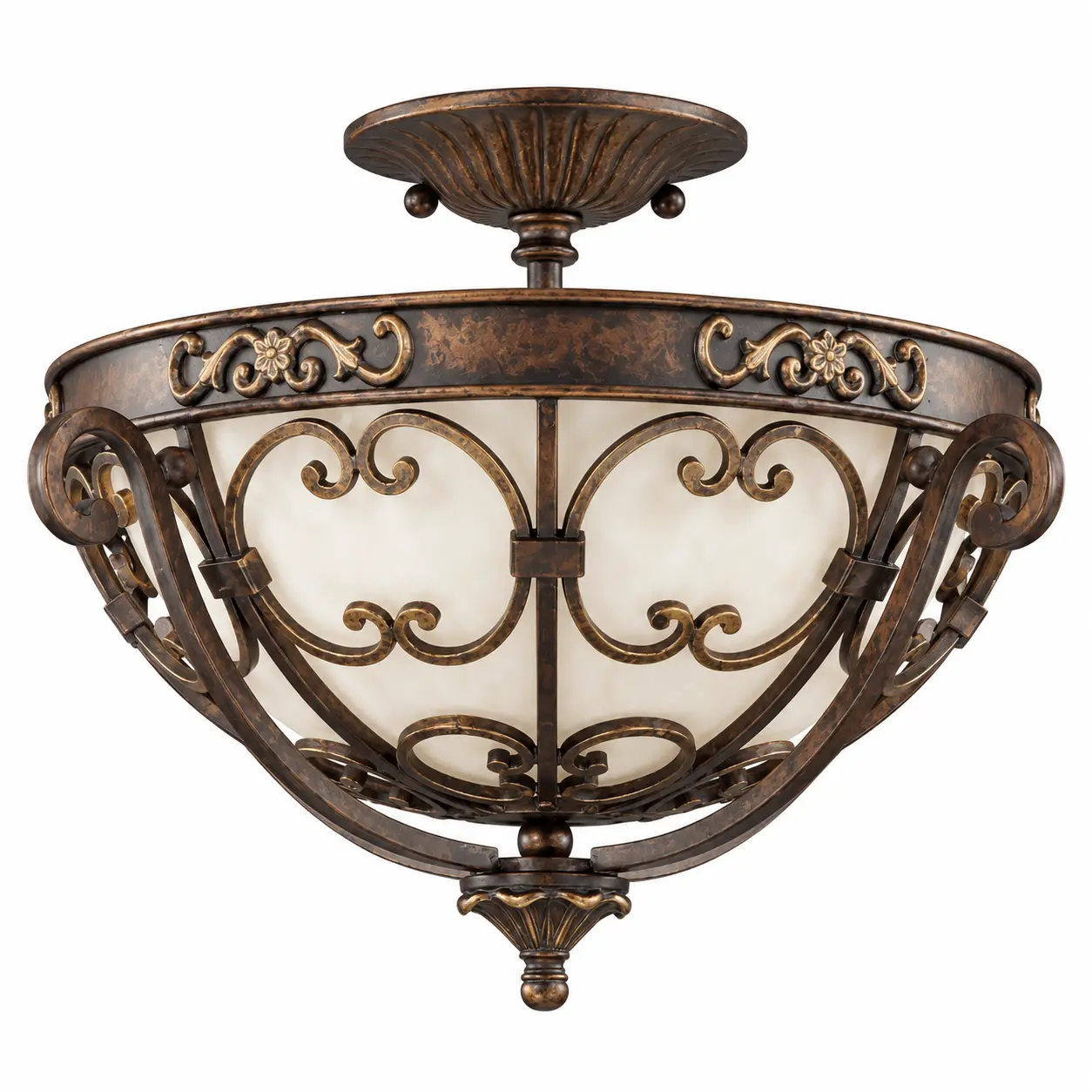 Venezia-3-Light-Semi-Flush-Mount-Pendant-in-Vintage-Bronze-Patina-1 Venezia-3-Light-Semi-Flush-Mount-Pendant-in-Vintage-Bronze-Patina-1