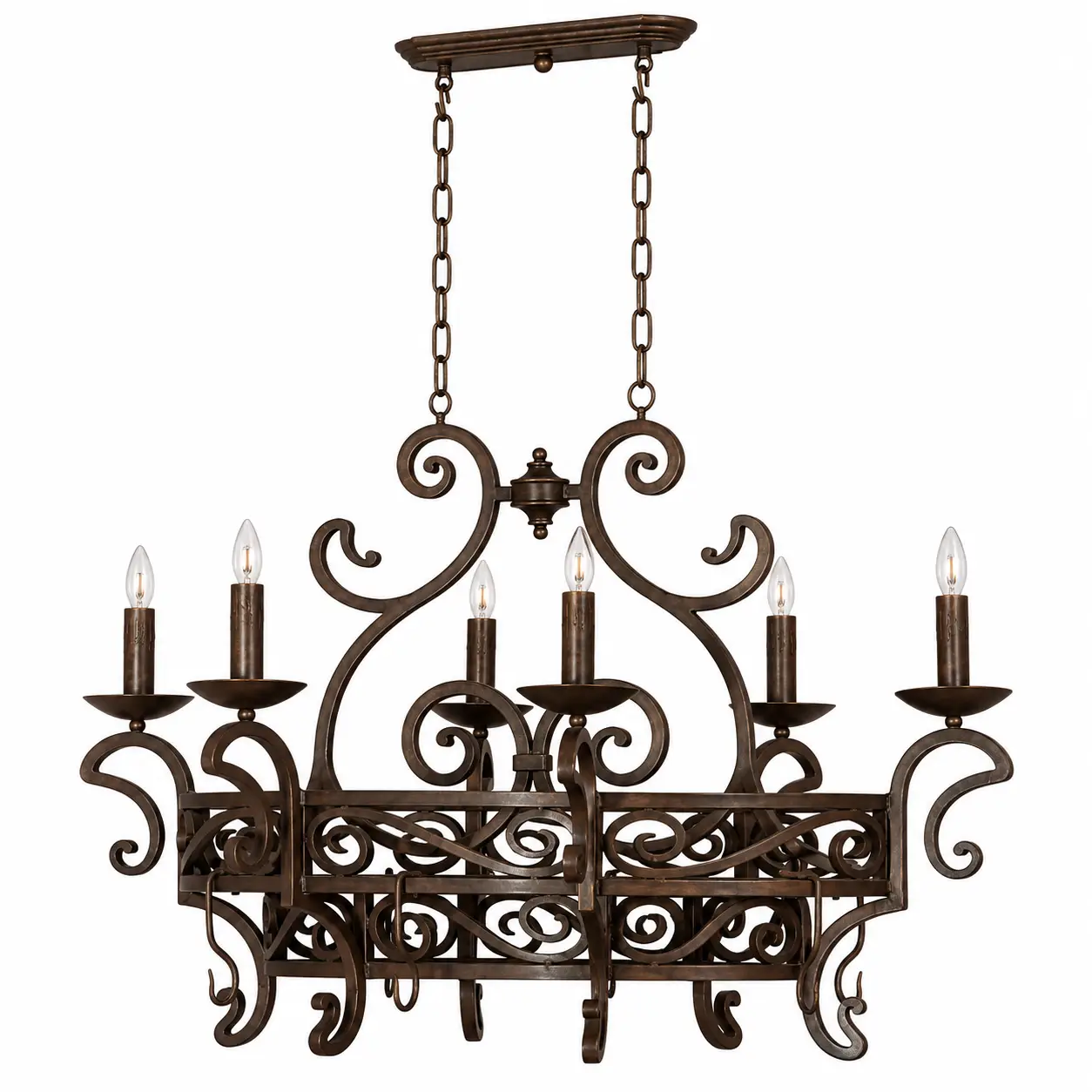 Venezia-6-Light-Handcrafted-Artisan-Bronze-with-Gold-Pendant-1 Venezia-6-Light-Handcrafted-Artisan-Bronze-with-Gold-Pendant-1