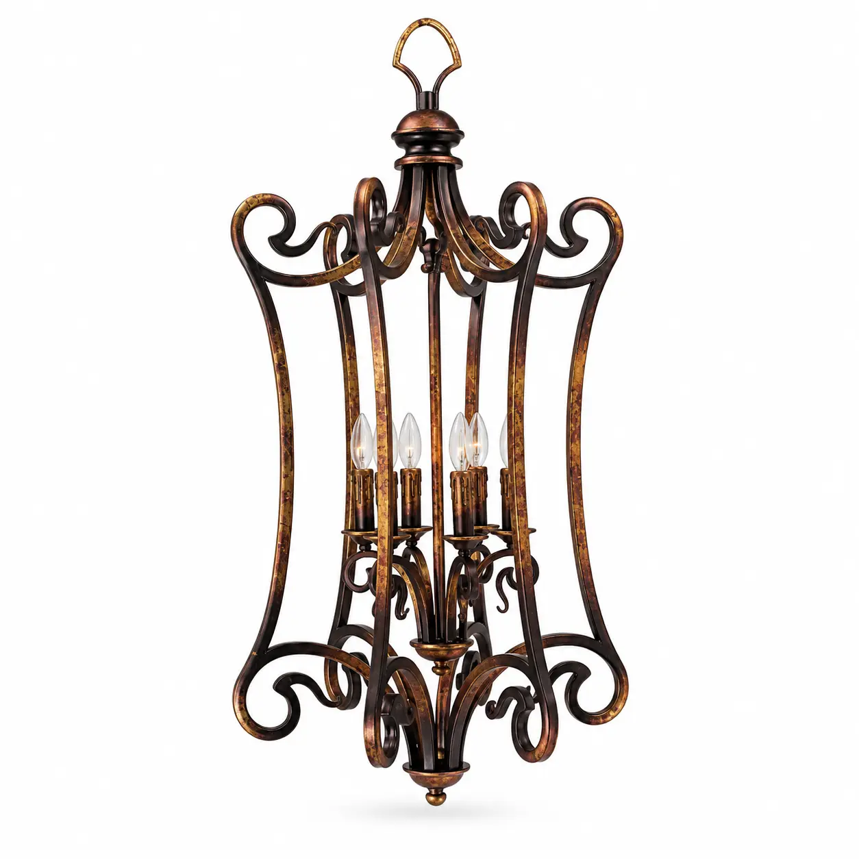 Veridian-Scroll-Grand-Foyer-6-Light-Pendant-1 Veridian-Scroll-Grand-Foyer-6-Light-Pendant-1