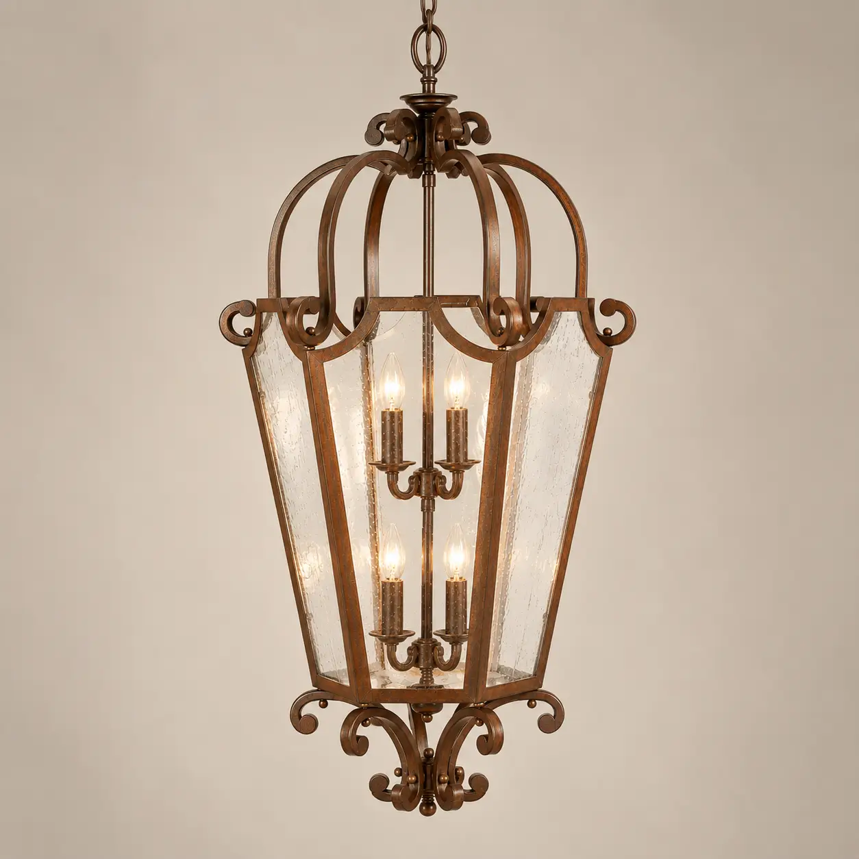 Vintage-Lantern-Style-6-Light-Pendant-in-Weathered-Copper-Finish-3 Vintage-Lantern-Style-6-Light-Pendant-in-Weathered-Copper-Finish-3